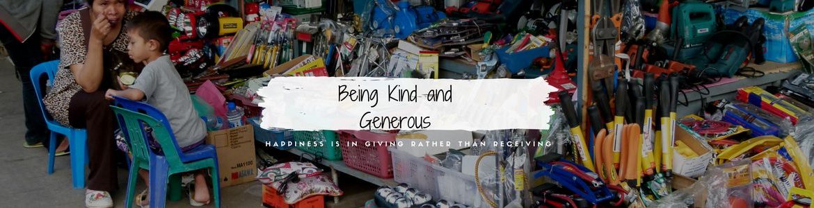 Being Kind and Generous 1