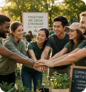 community-volunteers-together